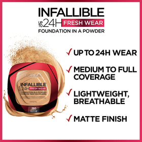 L'Oreal Paris Infallible Powder Foundation application brush
