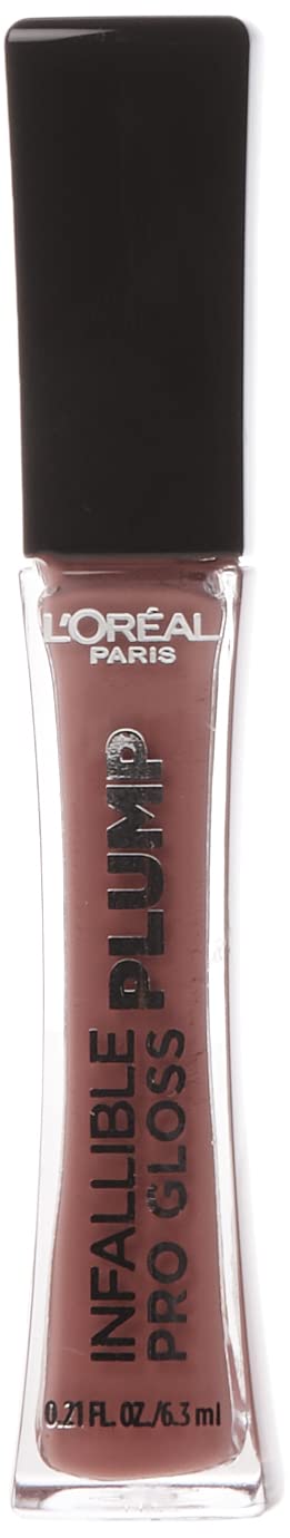 L'Oreal Paris Infallible Pro Gloss Plump Lip Gloss Moonlit Rose applicator