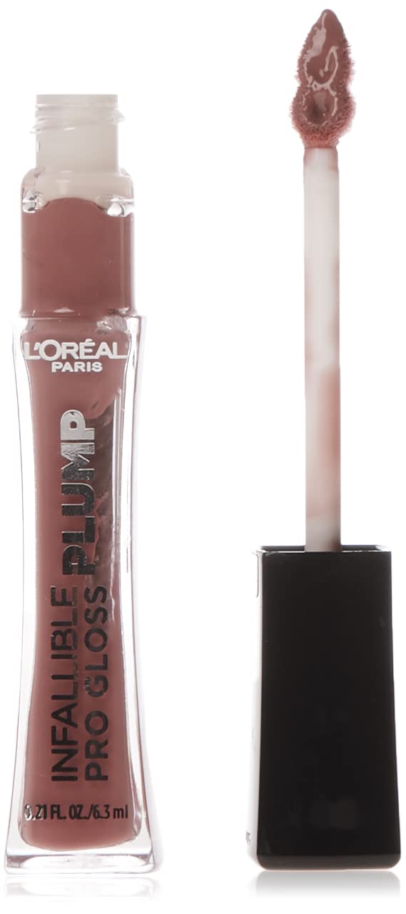 L'Oreal Paris Infallible Pro Gloss Plump Lip Gloss Moonlit Rose front view