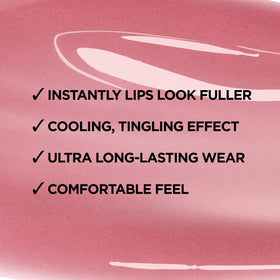 L'Oreal Paris Infallible Pro Gloss Plump Lip Gloss Ruby Sheen texture on hand
