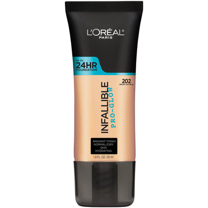 L'Oreal Paris Infallible Pro-Glow Foundation Creamy Natural front view