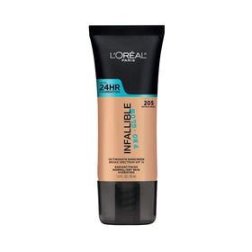 L'Oreal Paris Infallible Pro-Glow Foundation Natural Beige bottle side view
