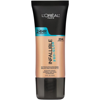 L'Oreal Paris Infallible Pro Glow Foundation Natural Buff front view