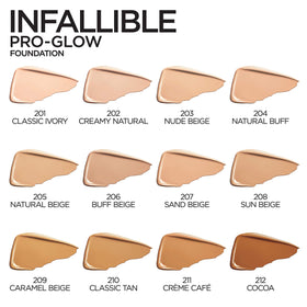 L'Oreal Paris Infallible Pro Glow Foundation Sand Beige applicator close-up