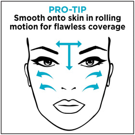 L'Oreal Paris Infallible Pro Glow Foundation Sand Beige with makeup brush