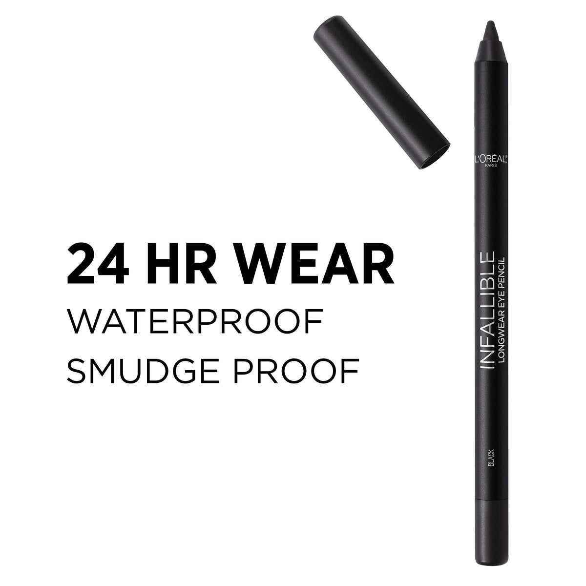 L'Oreal Paris Infallible Pro-Last Pencil Eyeliner Burgundy swatch on skin