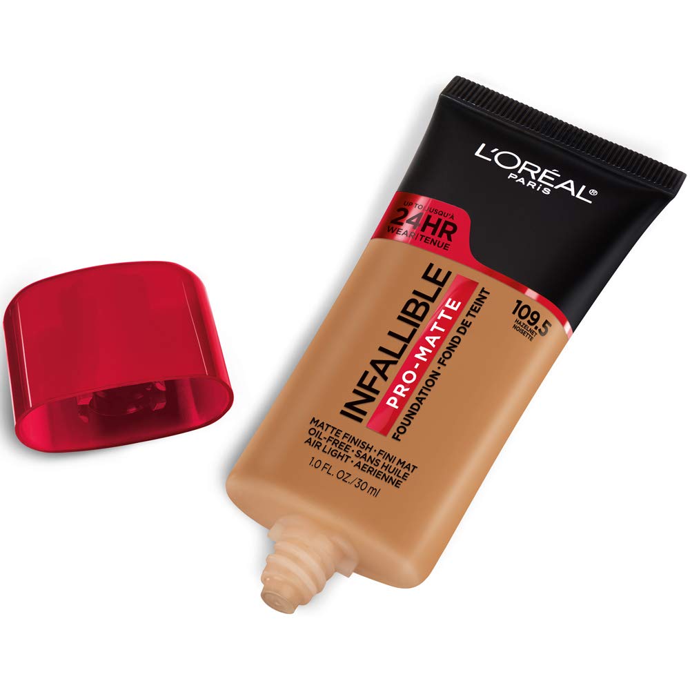 L'Oreal Paris Infallible Pro-Matte Foundation Hazelnut Beige swatch on skin