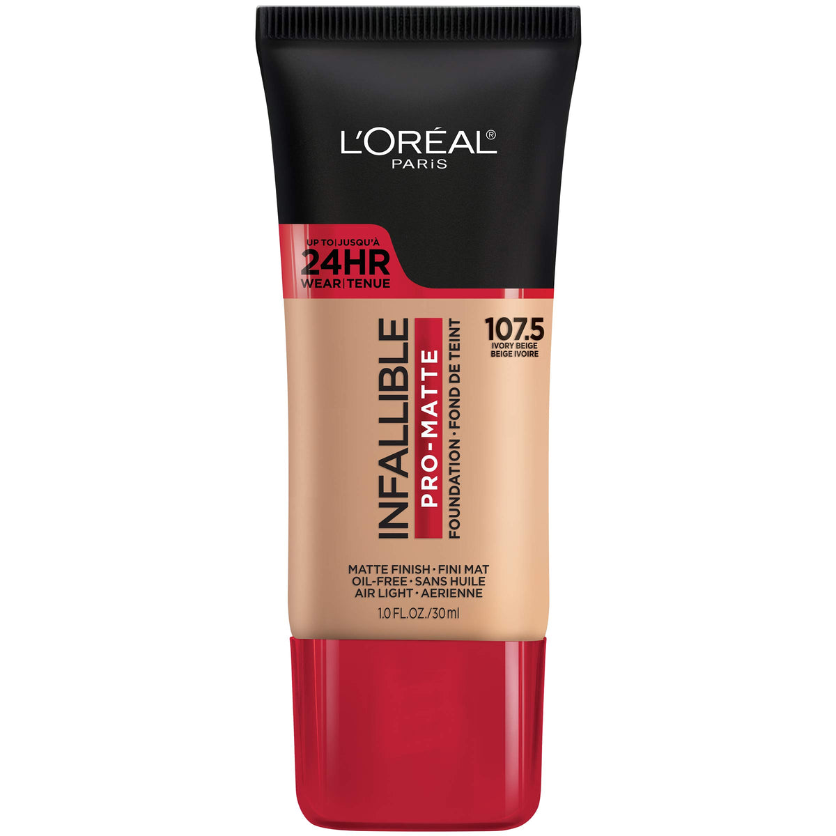 L'Oreal Paris Infallible Pro-Matte Foundation Ivory Beige front view