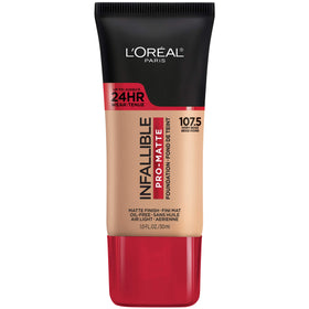 L'Oreal Paris Infallible Pro-Matte Foundation Ivory Beige front view