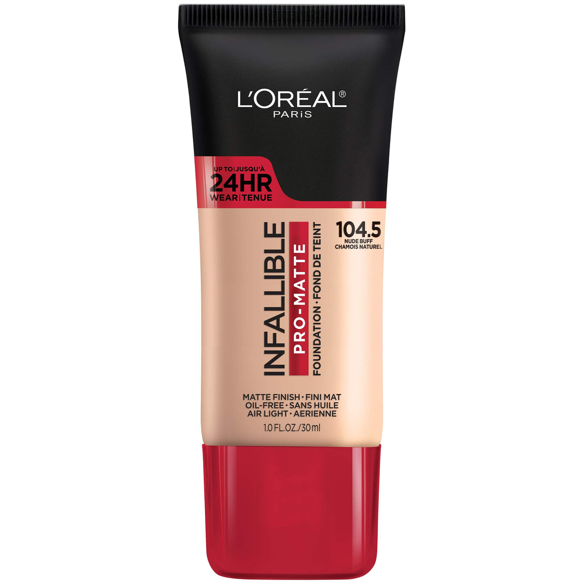 L'Oreal Paris Infallible Pro-Matte Foundation Nude Buff front view