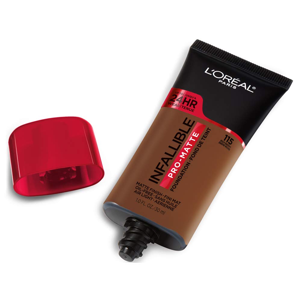 L'Oreal Paris Infallible Pro-Matte Foundation Rich Ebony back view