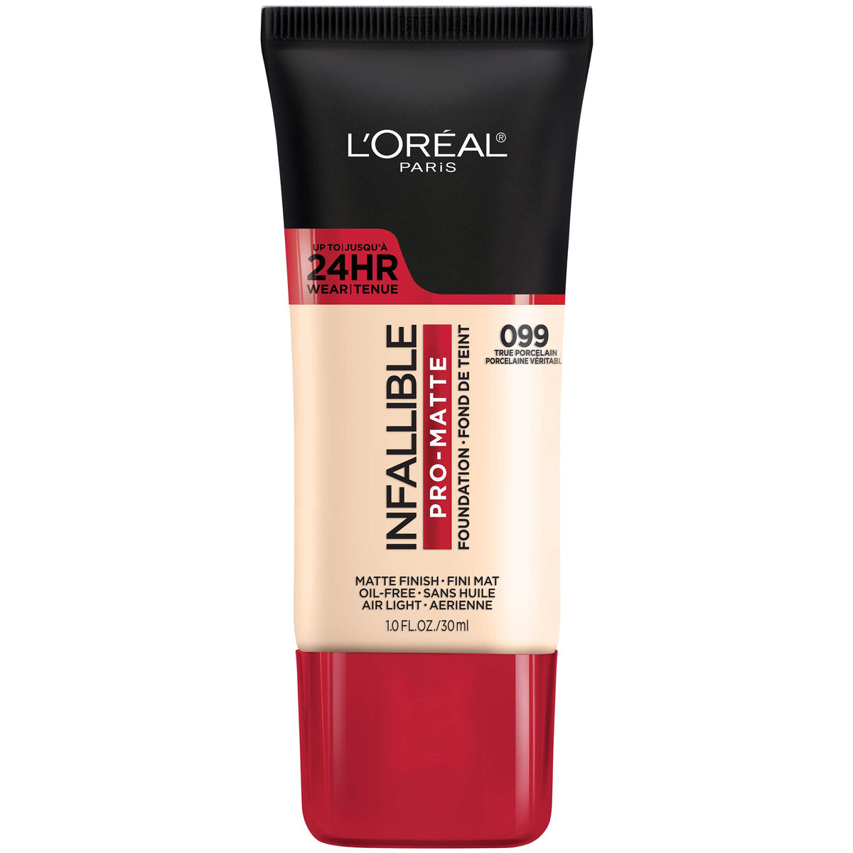 L'Oreal Paris Infallible Pro-Matte Foundation True Porcelain front view