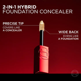 L'Oreal Paris Infallible Skin Ink Foundation Concealer 80 Light Warm application process