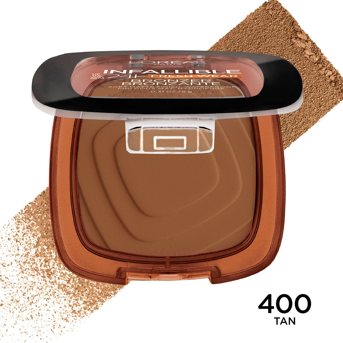 L'Oreal Paris Infallible Soft Matte Bronzer 0.31 oz Tan side view