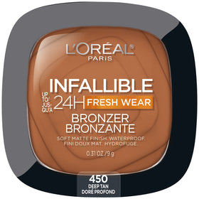 L'Oreal Paris Infallible Soft Matte Bronzer Deep Tan front view