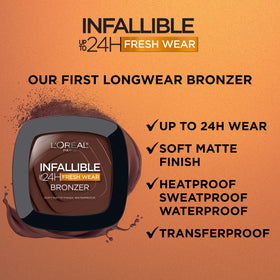 L'Oreal Paris Infallible Soft Matte Bronzer packaging