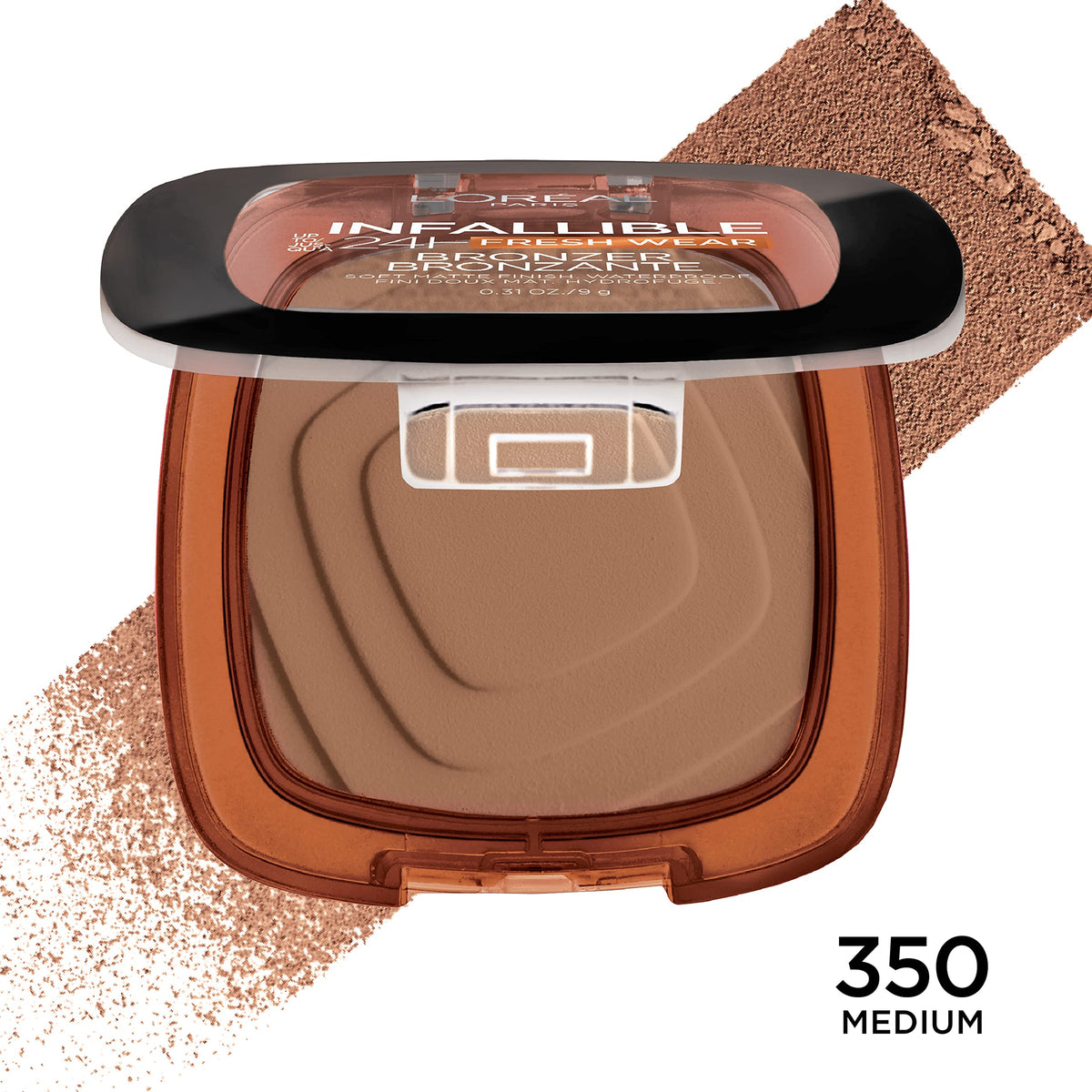 L'Oreal Paris Infallible Soft Matte Bronzer swatch on skin