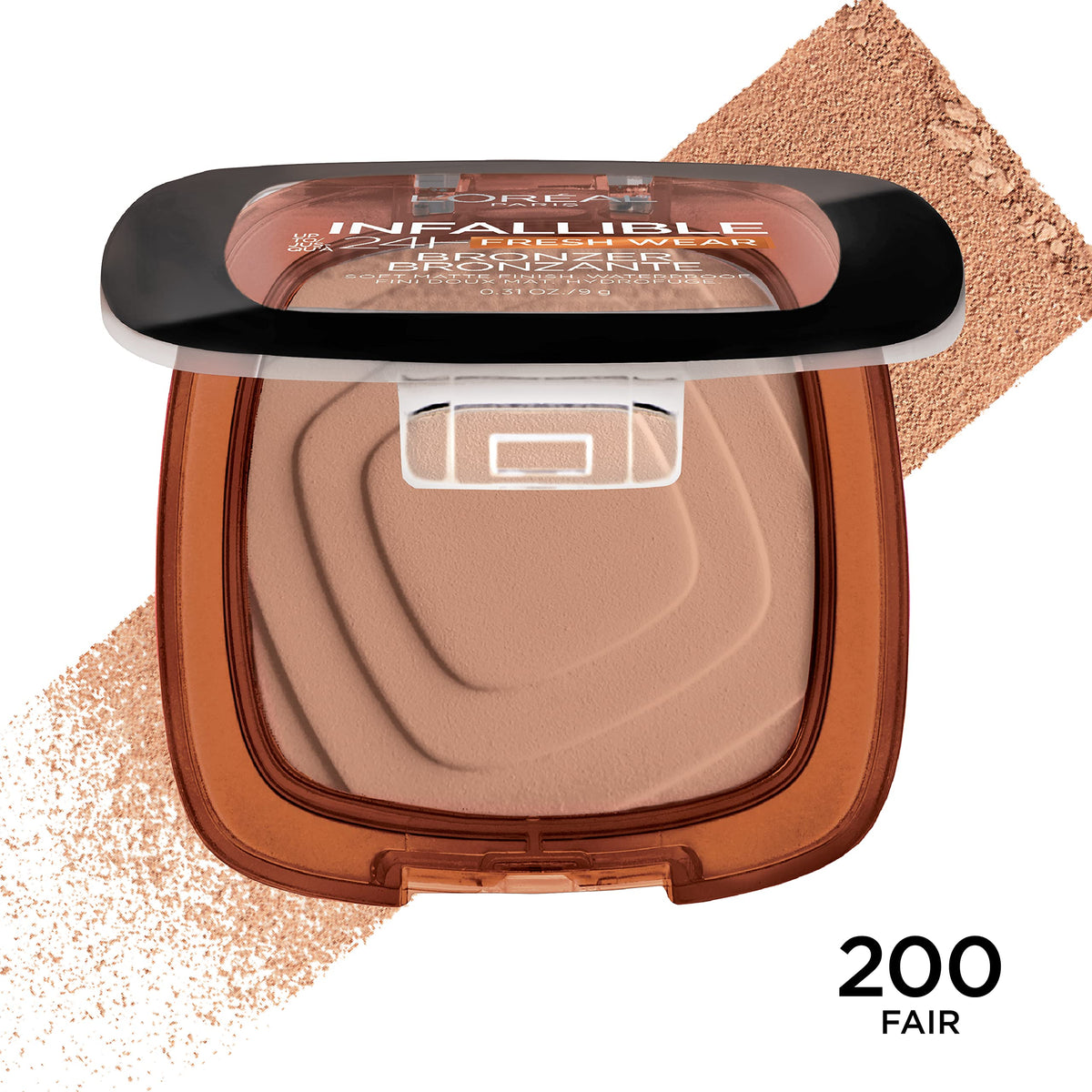 L'Oreal Paris Infallible Soft Matte Bronzer swatch on skin