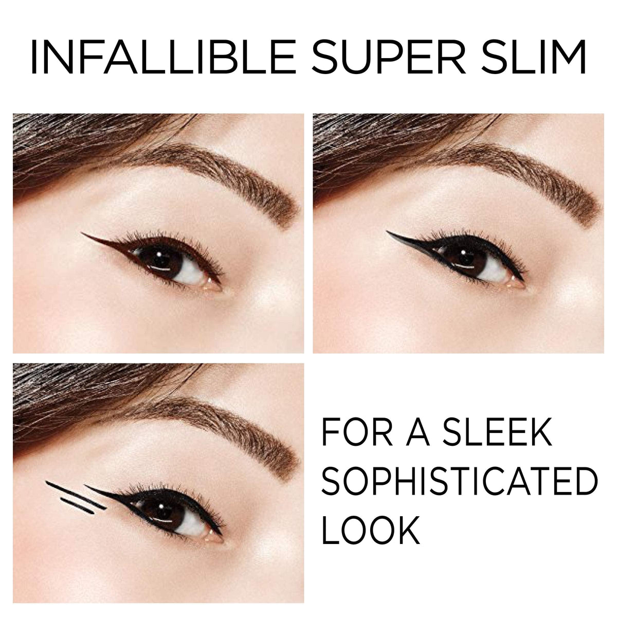 L'Oreal Paris Infallible Super Slim Liquid Eyeliner in makeup setup