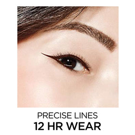 L'Oreal Paris Infallible Super Slim Liquid Eyeliner swatch on skin