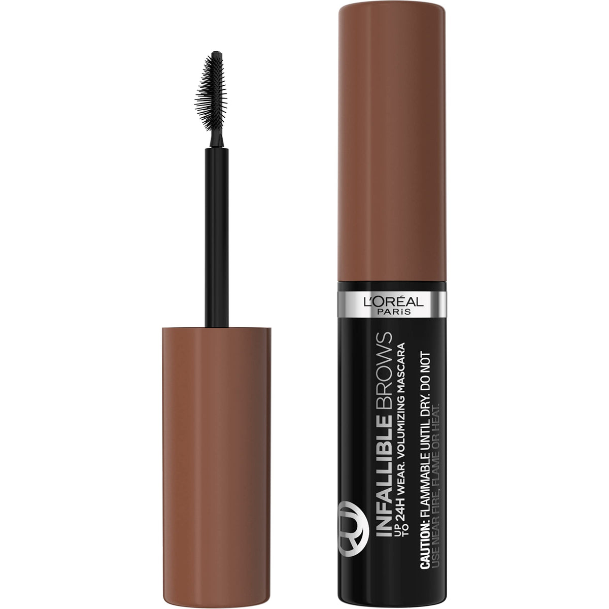 L'Oreal Paris Infallible Volumizing Brow Mascara 6R Auburn front view