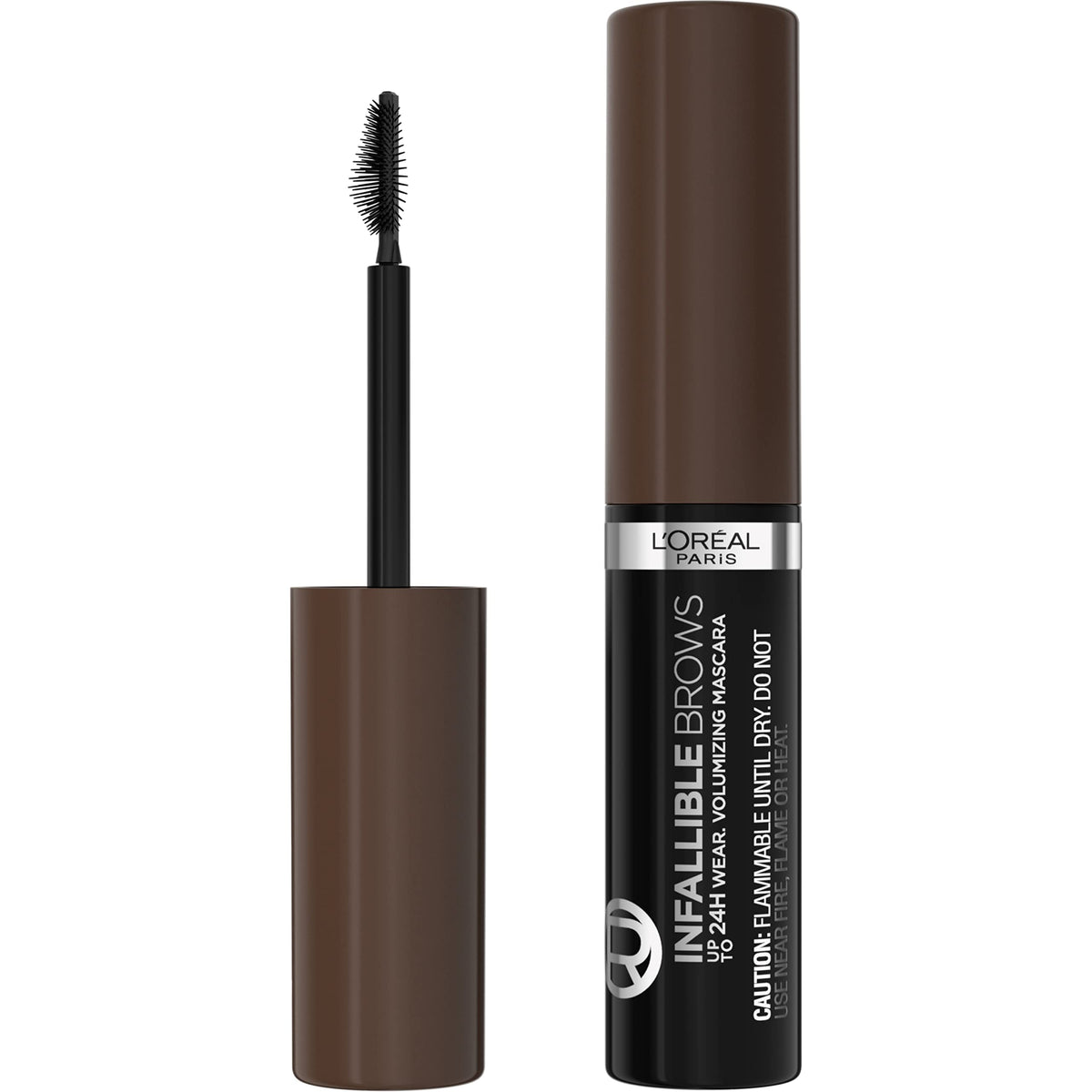 L'Oreal Paris Infallible Volumizing Brow Mascara Dark Brunette front view