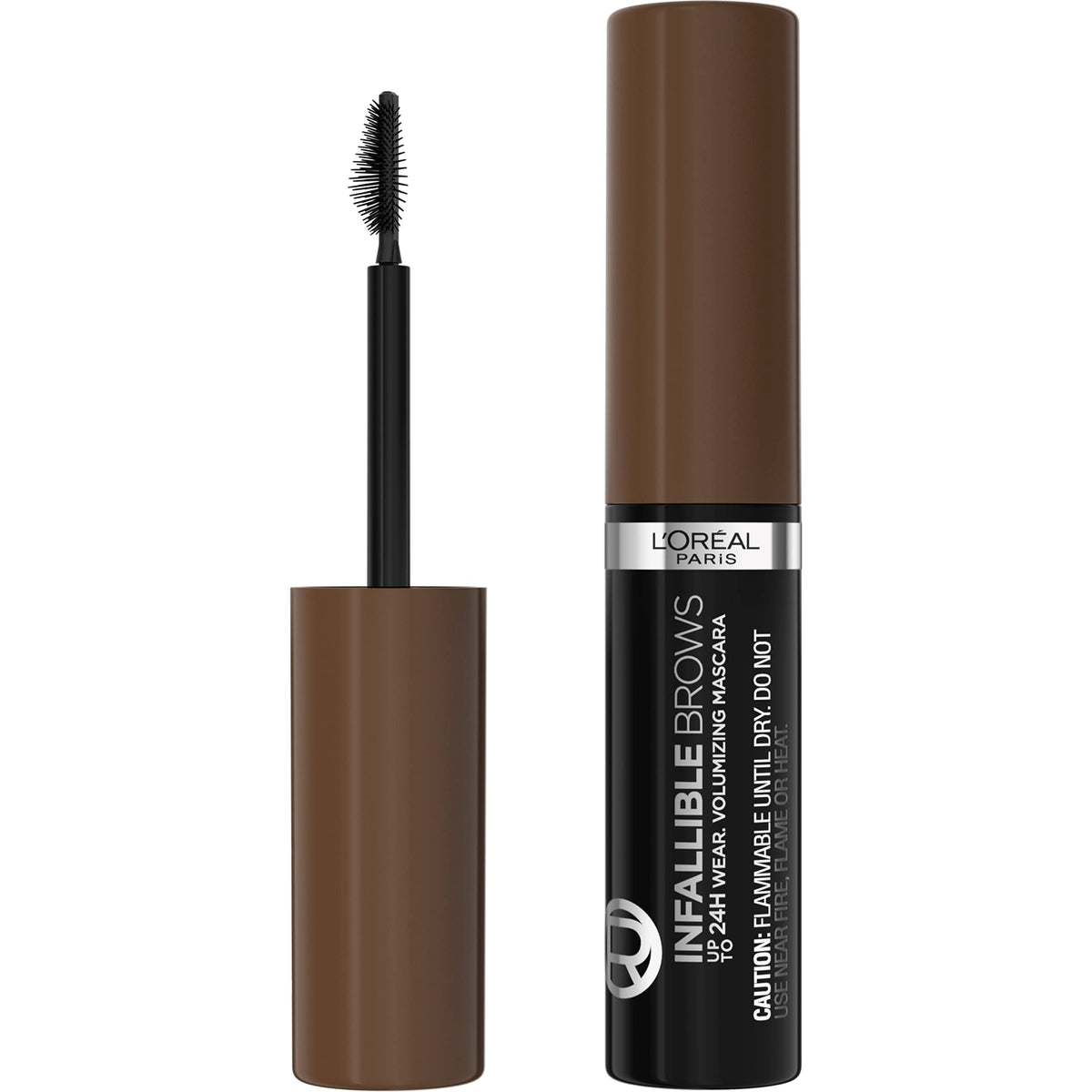 L'Oreal Paris Infallible Volumizing Brow Mascara in Brunette, front view