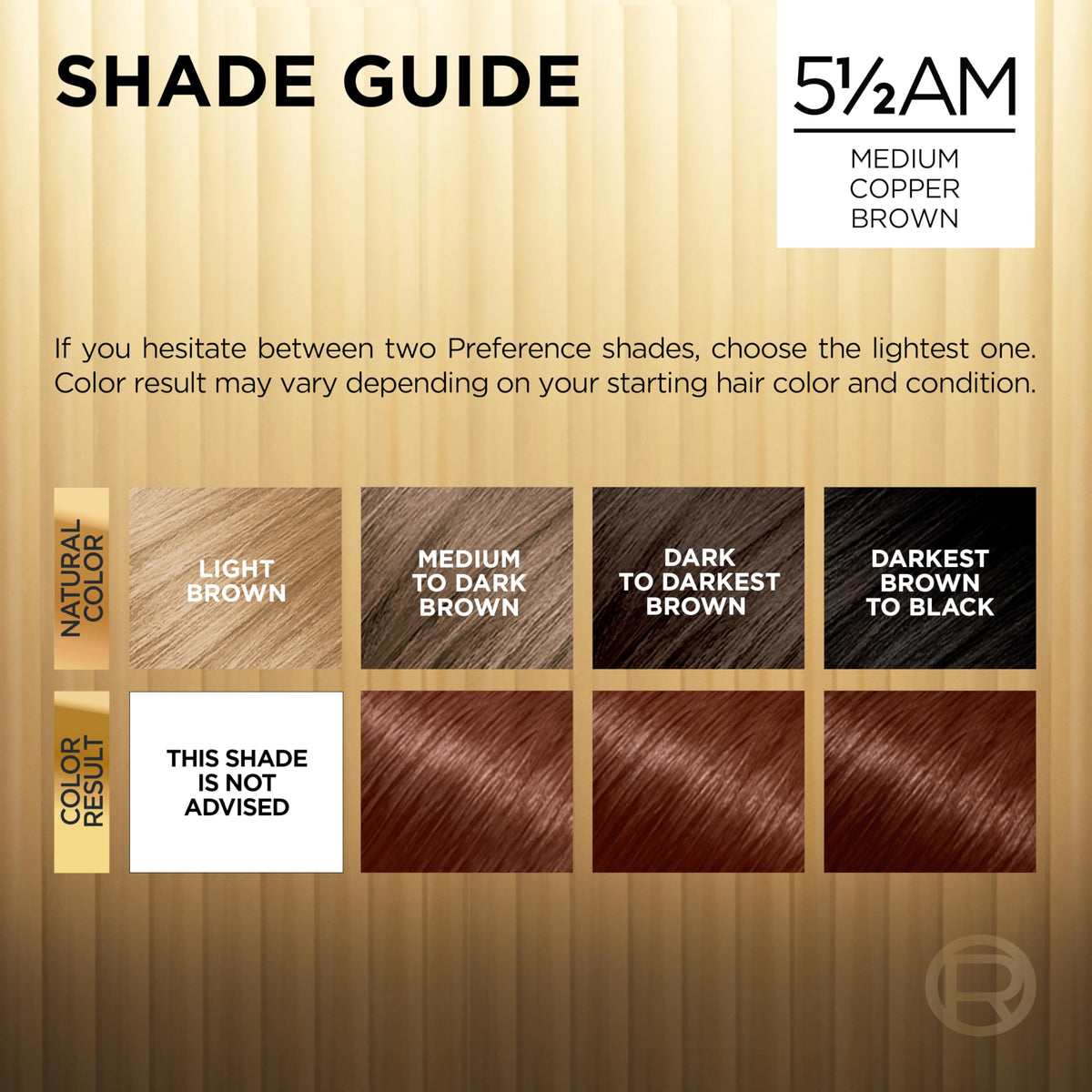 L'Oreal Paris instruction leaflet for hair dye application