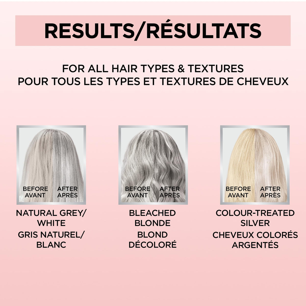 L'Oreal Paris Le Color Gloss 4 oz Silver in-shower application scene