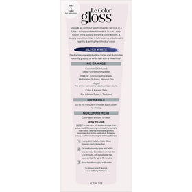 L'Oreal Paris Le Color Gloss application in shower