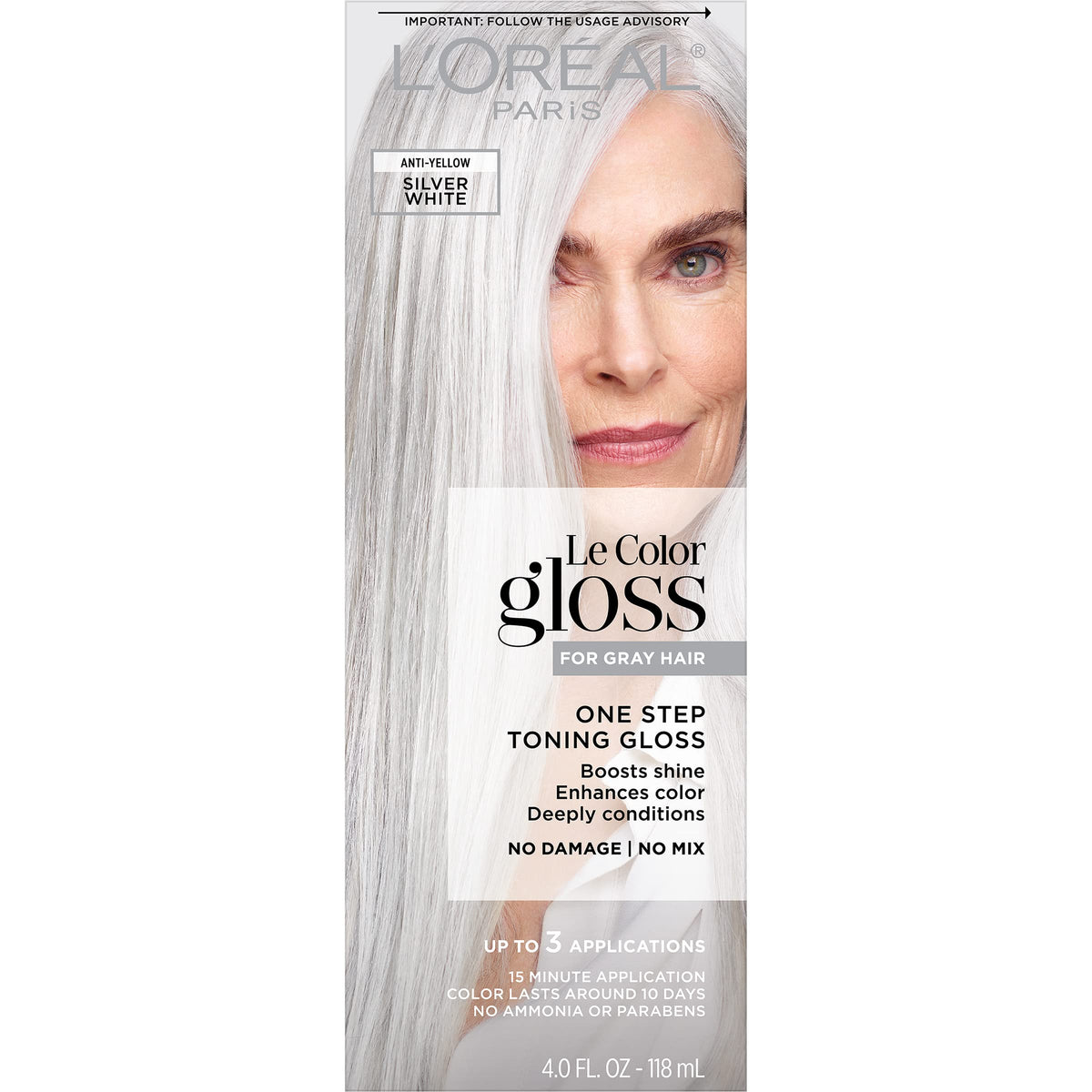 L'Oreal Paris Le Color Gloss One Step Toning Gloss front view