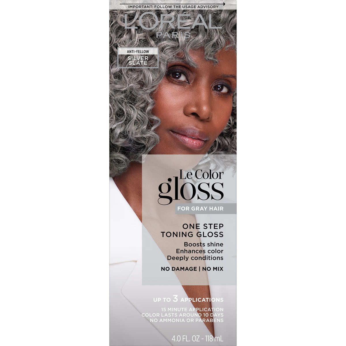L'Oreal Paris Le Color Gloss One Step Toning Gloss front view