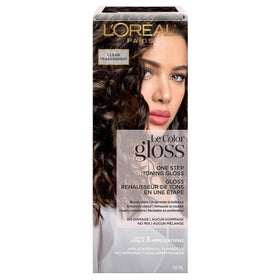 L'Oreal Paris Le Color One Step Toning Hair Gloss Clear 4 Ounce front view