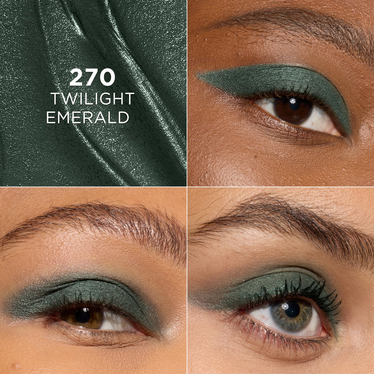 L'Oreal Paris Le Shadow Stick Eyeshadow 270 Twilight Emerald close-up