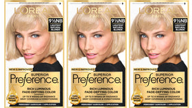 L'Oreal Paris Lightest Natural Blonde 9.5NB hair dye kit front view