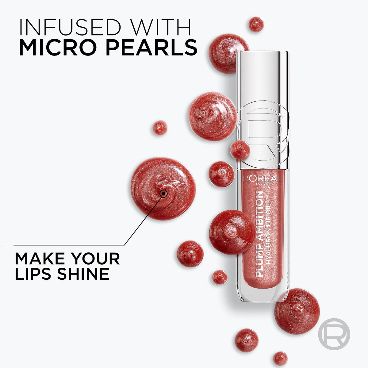 L'Oreal Paris Lip Oil swatch on skin