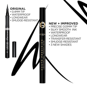 L'Oreal Paris Liquid Eyeliner swatch on skin