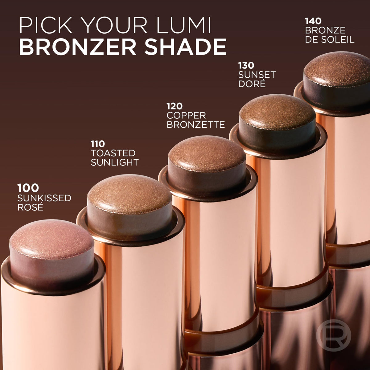 L'Oreal Paris Lumi Bronze Bronzer Stick in natural light