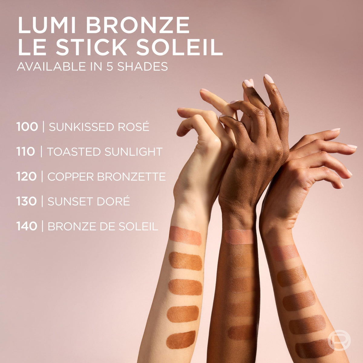 L'Oreal Paris Lumi Bronze Bronzer Stick shade comparison