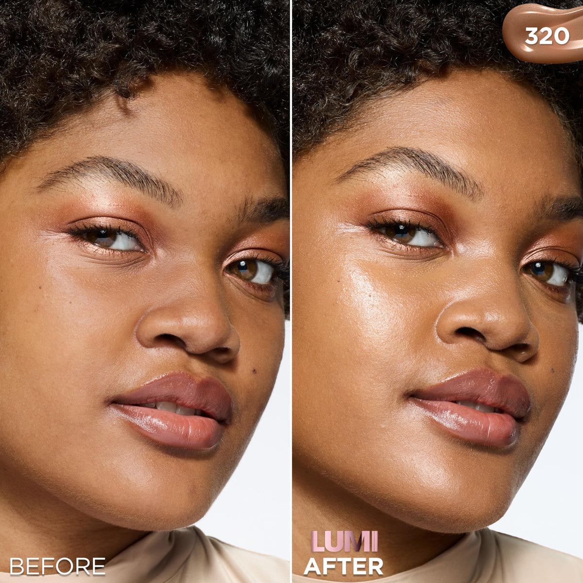 L'Oreal Paris Lumi Le Glow Skin Tint 320 back view