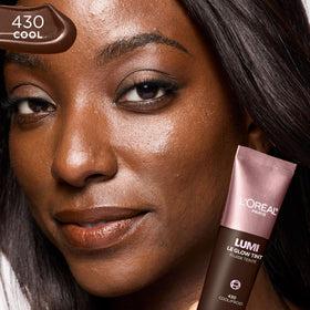 L'Oreal Paris Lumi Le Glow Skin Tint Cool 430 application on skin