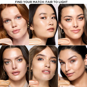 L'Oreal Paris Lumi Le Glow Skin Tint Warm 110 with makeup brushes