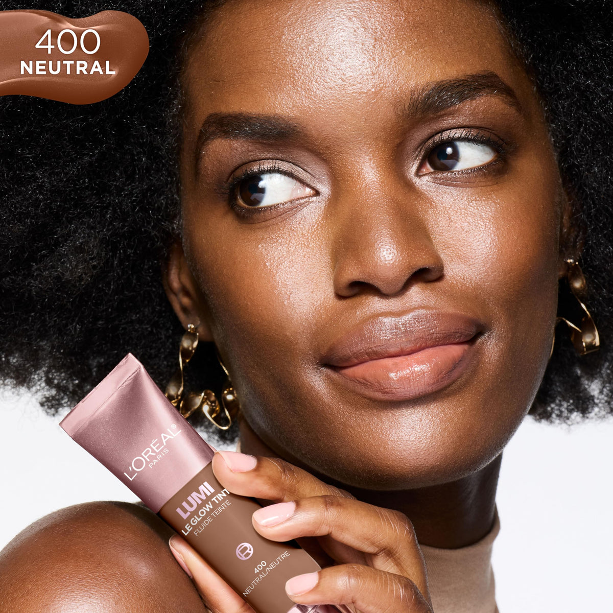 L'Oreal Paris Lumi Le Glow Skin Tint with reflective pearls