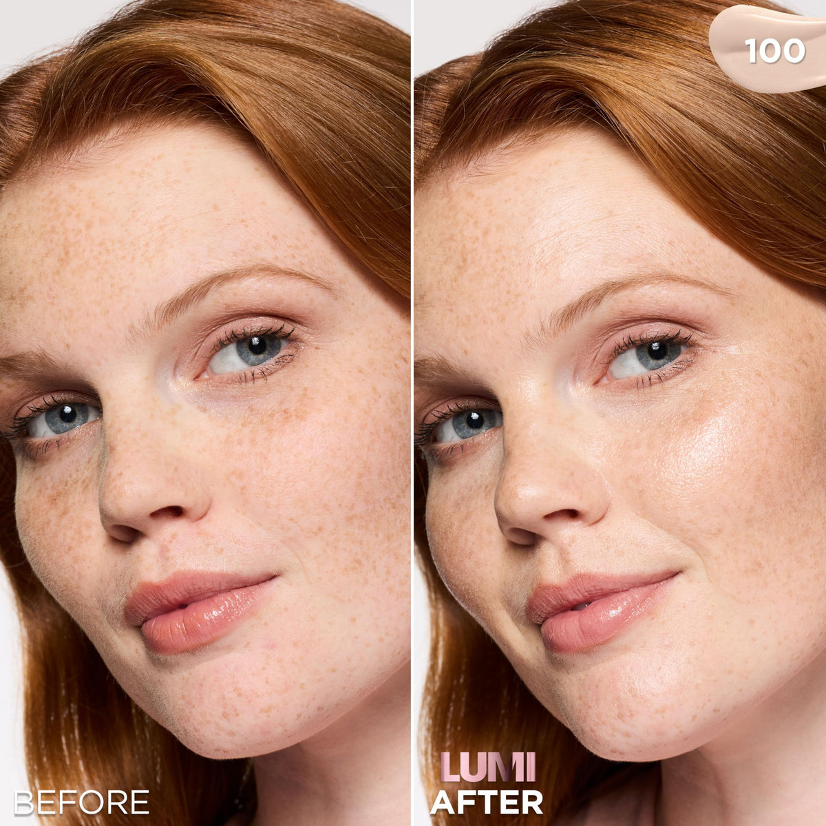 L'Oreal Paris Lumi Le Glow Tint Fluid Foundation 100 Cool packaging