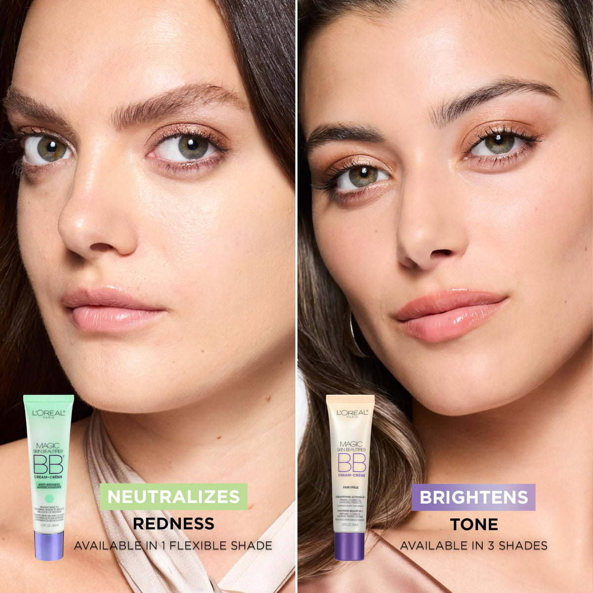L'Oreal Paris Magic BB Cream applied on skin