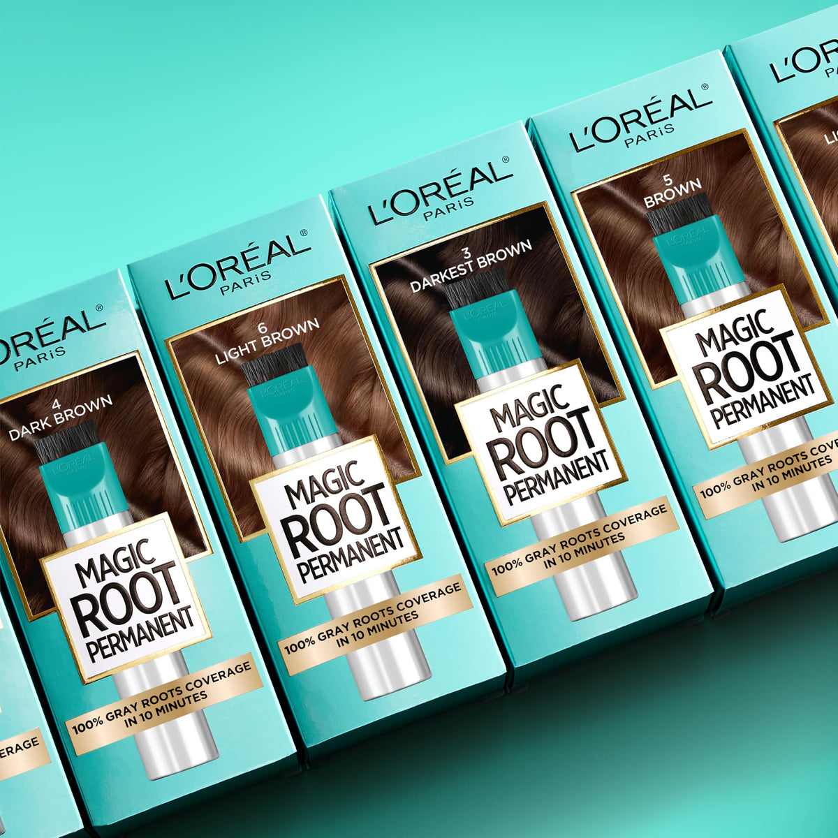 L'Oreal Paris Magic Root application process with precision brush