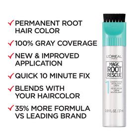 L'Oreal Paris Magic Root color gel and developer bottle included in the kit