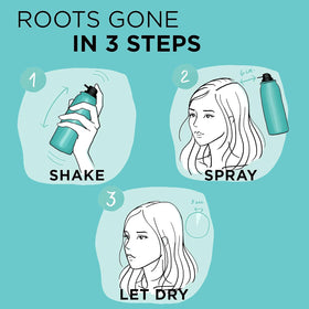 L'Oreal Paris Magic Root Cover Up application demonstration