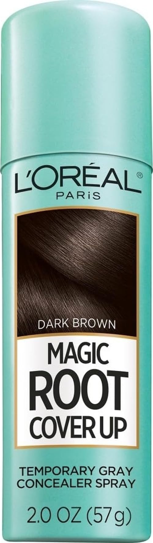 L'Oreal Paris Magic Root Cover Up Dark Brown Spray front view