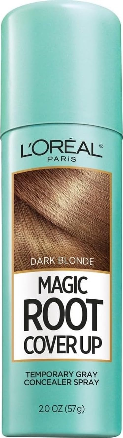 L'Oreal Paris Magic Root Cover Up Gray Hair Spray Dark Blonde front view